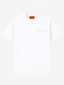 T-shirt Ivory&Stitch Men Chest Logo - White